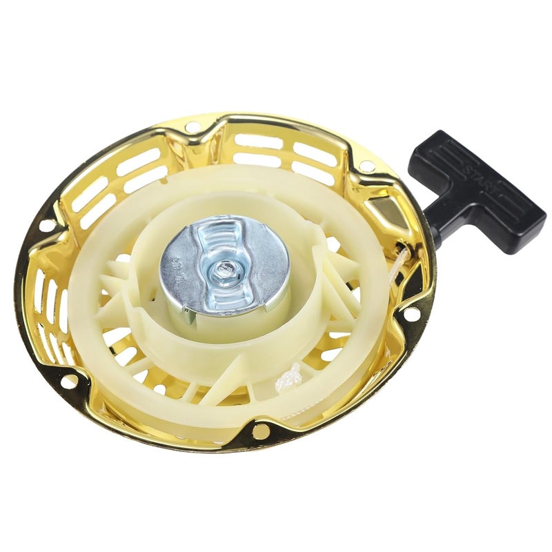 Simachine Mirror Recoil Starter fit for Predator 212cc for Honda GX160 GX200 Hisun 196cc Engine for Coleman B200R/CT200U/KT196 Mini Bike & Go Kart(Gold) - Image 2